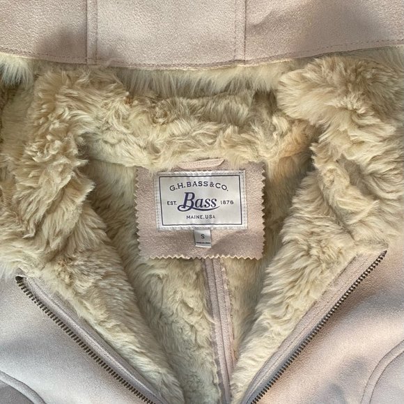 G.H.BASS & Co FAUX SUEDE COAT EST 1876 MAINE, USA Small - Picture 4 of 6